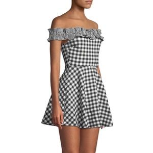 Lovers + Friends gingham print dress size S NWT